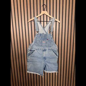 Vintage Old Navy Suspenders 12 / 14 Womens Blue One Piece Romper Denim Bib
